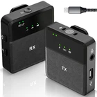 Бездротовий петличний мікрофон Savetek P36 Lightning, петличка для iPhone та iPad, з шумозаглушенням, радіосистема 2.4 ГГц