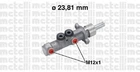 Цилиндр тормозной (главный) METELLI 05-0572 Metelli (050572)