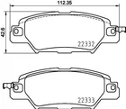 Колодки гальмівні BREMBO P49053 Mazda CX-5 KAY02648ZA, KAY02648Z