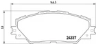 Гальмівні колодки BREMBO P83071 Toyota Rav-4, Auris, Prius 04465YZZE8, 0446542200, 0446512630