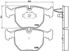 Гальмівні колодки BREMBO P06021 BMW 5 Series, X5, X3, 7 Series 34116761252, 34113427503, 34112357230