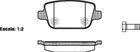 Колодки гальмові REMSA 125600 Ford Mondeo, Galaxy, S-Max, Kuga, Transit, Focus; Volvo V70, XC70, S80; Land Rover Freelander LR003657, LR003655, 6G912MM08GC