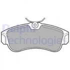 Колодки гальмівні Delphi LP616 Nissan Primera, Almera 410602F025, 410602F026, 410604M525
