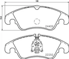 Гальмівні колодки BREMBO P85145 Audi A6, Allroad, Q5, A7 8K0698151L, 8K0698151C, 4G0698151L