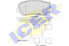 Гальмівні колодки ICER 182196 Jeep Cherokee KL 68225170AA, 68225170AB, K68225170AA