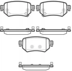 Гальмівні колодки ROADHOUSE 2168202 Mazda 6 GMY02643ZB, GMY02643ZA