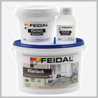 Двухкомпонентный полиуретановый лак Klarlack Feidal 1 л (матовый)