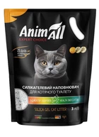 Наполнитель для кошачьего туалета AnimAll силикагель с индикатором PH 1.2 кг (3 л)