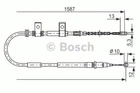 Трос ручника Bosch (1 987 477 717)