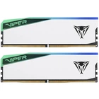 Оперативная память с подсветкой Patriot Viper Elite 5 RGB DIMM 32 ГБ (2×16 ГБ) DDR5 6200 МГц CL40 Белый (PVER532G62C42KW)