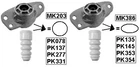 PK078 Monroe Захисний комплект амортизатора задній AVEO Monroe (PK078)