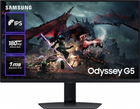 Монитор 27" Samsung Odyssey G50D (LS27DG502EIXCI) -- QHD 2K / IPS / 180Hz / 1 мс (GTG) / HDR10 / FreeSync Premium / G-Sync Compatible / Pivot / Black Equalizer (0T53HNMY501961) - Уценка