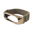 Ремінець для Xiaomi Mi Band 3/4/5/6 Milanese Loop Gold