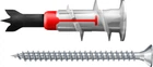 Дюбель Fischer DuoBlade S с шурупом для гипсокартона 20 шт (545678)
