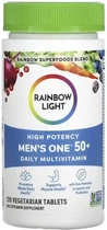 Мультивітаміни для чоловіків 50+ Rainbow Light Men's One 50+ 120 таблеток в упаковці (ARE-575285)