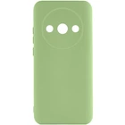 Чохол TPU GETMAN Liquid Silk Full Camera для Xiaomi Redmi A3 Зелений / Pistachio