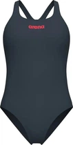 Купальник закритий для жінок Arena TEAM SWIMSUIT SWIM PRO SOLID темно-сірий Жінки 38