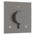 Смеситель скрытого монтажа HANSGROHE ECOSTAT COMFORT 33711340, чорний матовий хром