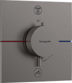 Термостат для душа HANSGROHE SHOWERSELECT COMFORT E 15572340, черный матовый хром