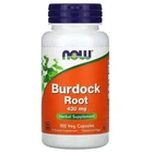 Натуральная добавка Now Foods Burdock Root 430 мг