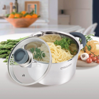 Кастрюля нержавеющая Maestro 160 мм x 1.7 л с крышкой (MR-3507-16)