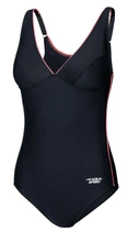 Купальник слитный для женщин Aqua Speed GRACE 61558 черный, красный Женщины 44