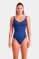 Купальник слитный для женщин Arena SWIMSUIT VICTORIA U BACK SOLID темно-синий Женщины 42