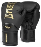 Боксерські рукавички Everlast ELITE 2 BOXING GLOVES Чорно-золоті