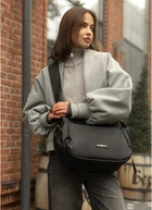 Женская тканевая сумка SAMBAG Черная (7320321325)