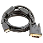Кабель Atcom 3810 Dvi-D - HDMI шнур адаптер 2 феррита 3 метра черный