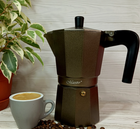 Кофеварка гейзерная алюминиевая Maestro 450мл коричневая (MR-1666-9-BROWN)