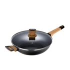 Сотейник Bergner Earth black BG-34628-BK з кришкою