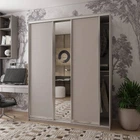 Шафа-купе Doros Сіті Лайт Кашемір 2 ДСП/1 зеркало 180х60х225 (80736371)