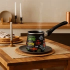 Турка для кави кавоварка емальована 600 мл 4060 Coffee