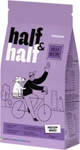 Сухой корм Half&Half для взрослых собак средних пород с говядиной