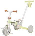 Детский трехколесный велосипед-беговел 3в1 Maraton Tri-cycle Cruiser Milano 001 с родительской ручкой кремовый цвет