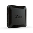 Смарт ТВ-приставка Android Smart TV тюнер для телевизора цифровой медиаплеер Allwinner X96Q TV BOX |H313, 1GB RAM, 8GB ROM, Android 10.0, пульт ДУ| Черный