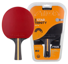 Ракетка для настільного тенісу Stiga Trinity 3 Star FL, чорно-червона