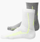 Носки HEAD All Sports Performance Shortcrew Grey/White (2 пары) 701229021-004 43-46