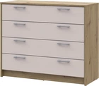 Комод Doros Ронди 100х40х82 см 4 ящика Дуб Артизан/Кашемир (41516187)