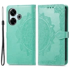 Чохол Vintage для Xiaomi Redmi 13 книжка шкіра PU з візитницею бірюзовий