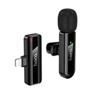 Бездротовий мікрофон Hoco L20 Black 2.4G Lightning дальність 5 15 м до 4 год роботи