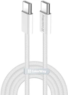 Кабель Type-C-Type-C 1м Colorway (PD Fast Charging 60W), сірий (CW-CBPDCC061-GR)