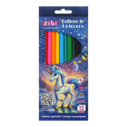 Олівці кольорові 12кол. ZiBi 2454 KIDS Line UNICORN тригранні, супер-м'які (24) /ZB.2454/