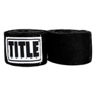 Бінті для боксу TITLE Boxing Traditional Weave 180" Black (4.5м.)