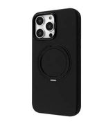 Чохол Протиударний Накладка Proove Reinforce Case with Magnetic Ring MagSafe iPhone 16 Pro з підставкою Black