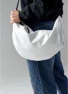 Мужская сумка Хобо SAMBAG Белая (720058428)