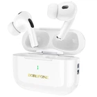 Беспроводные Bluetooth наушники Borofone BW59 Plus |TWS наушники, Bluetooth 5.3, 30/300mAh, USB Type-C, LED-индикатор заряда, до 4 часов работы, встроенный микрофон, быстрая зарядка, сенсорное управление, активное шумоподавление ANC| Белый