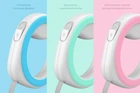 Поводок-рулетка для собак WAUDOG R-leash, круглая, XS-M, до 40 кг, 2,9 м, светоотражающая лента белый
