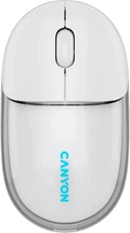 Мышь Canyon OnClick 24 Dual-mode Silent Bluetooth/Wireless Transparent/White (CNS-CMSW24W)